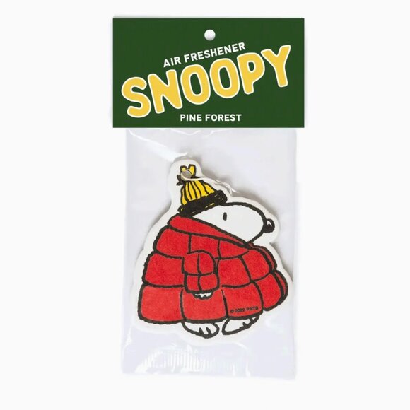 COMING SOON SNOOPY PUFFER JACKET CAR AIR FRESHENER - Picture 1 of 1